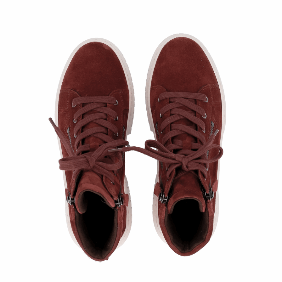 Sneaker Botte Gabor Rouge Foncé | Exclusif
